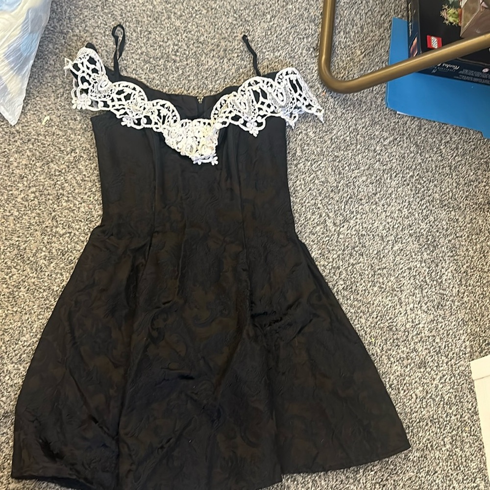 Short black dress